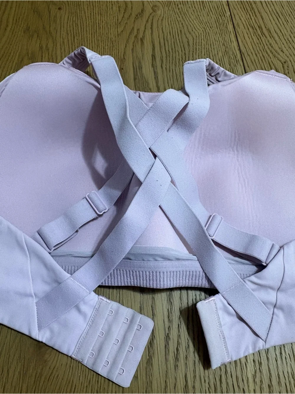 lululemon athletica Pale Pink Crisscross Medium-Impact Sports Bra
